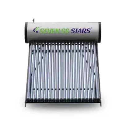Seven SS Stars 200 Liters Pressurized Solar Water Heater (Galvanized)