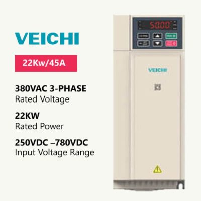 Veichi Three Phase 22 Kw hybrid Inverter