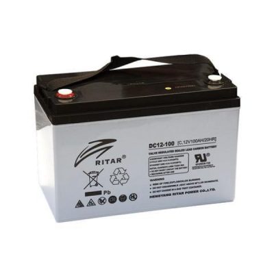 Ritar 100Ah Gel Battery 12V Maintenance Free Deep Cycle Battery